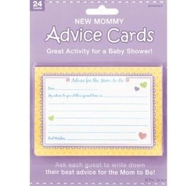 New Mommy Advice Cards