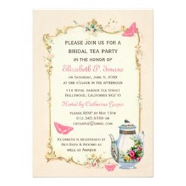 Vintage French Bridal Tea Party 