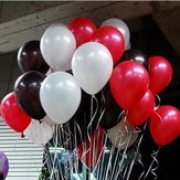 White & Black & Red Party Balloons