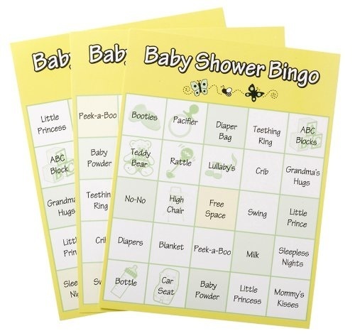 Baby Shower Bingo Game 