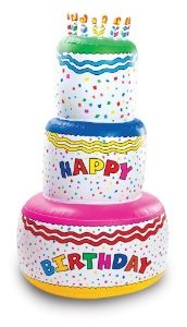  Happy Birthday Inflatable Birthday Cake Party Decoration