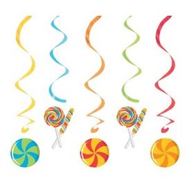Assorted Dizzy Danglers Hanging Party Decorations