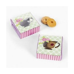 12 Tea Party Cookie Boxes 