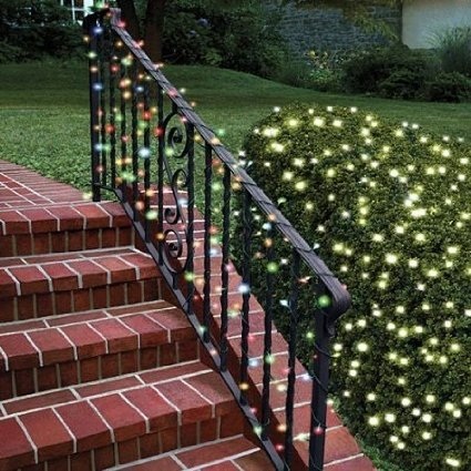  Solar Powered White Christmas Lights