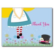 Alice in Wonderland Thank You Notes 