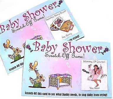 Baby Shower Party Scratchers Scratch-Off Game